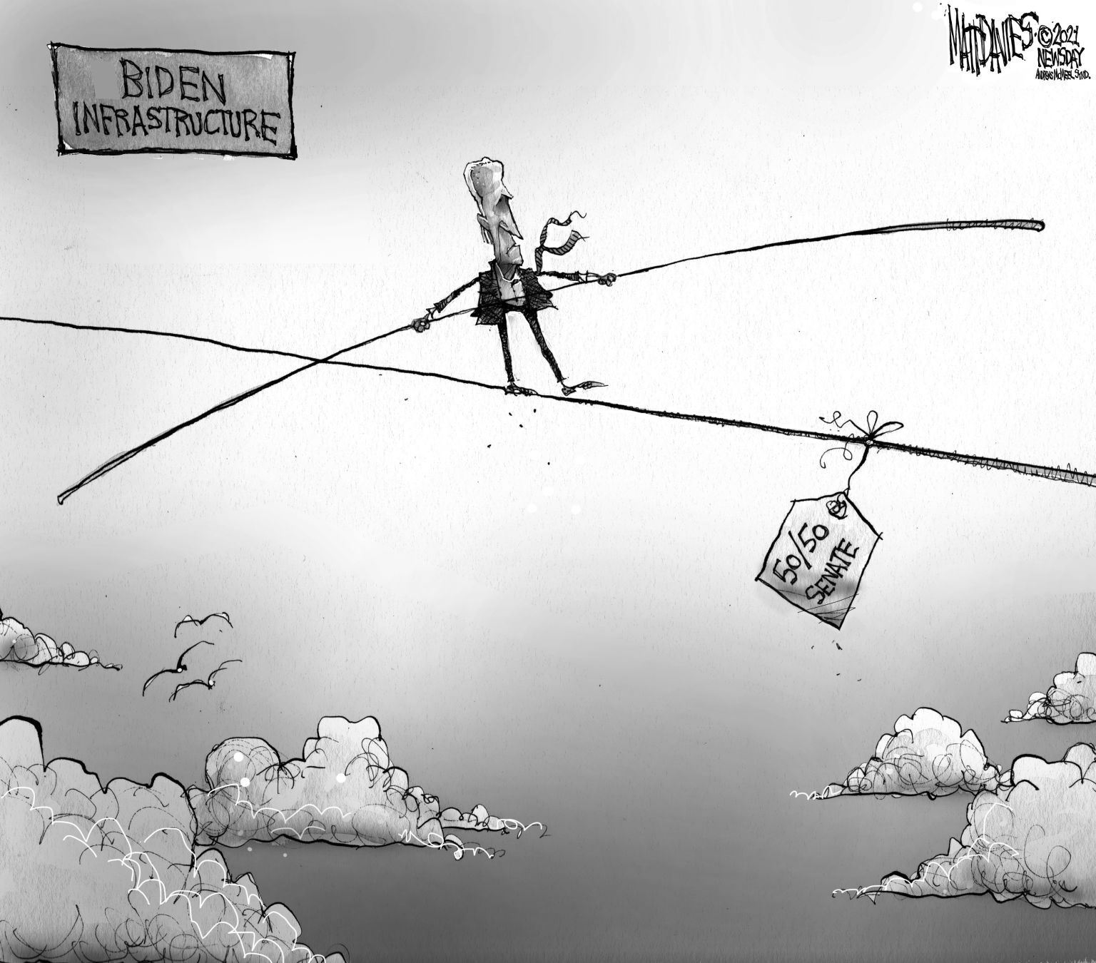 Editorial Cartoon: Balancing Act